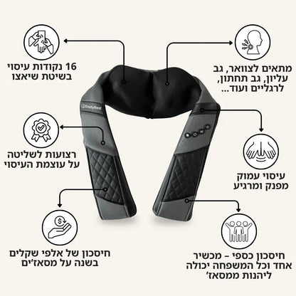 DailyRest - מכשיר עיסוי לצוואר והכתפיים